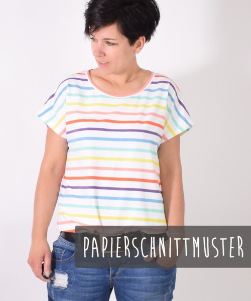 Papierschnittmuster # 128 TEASY.shirt Gr. 32-58 Papierschnittmuster # 128 TEASY.shirt Gr. 32-58
