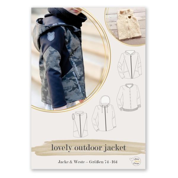 lovely outdoor jacket Papierschnittmuster 74-164 lovely outdoor jacket Papierschnittmuster 74-164