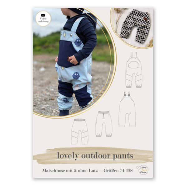 Lovely outdoor pants Papierschnittmuster 74-128 Lovely outdoor pants Papierschnittmuster 74-128
