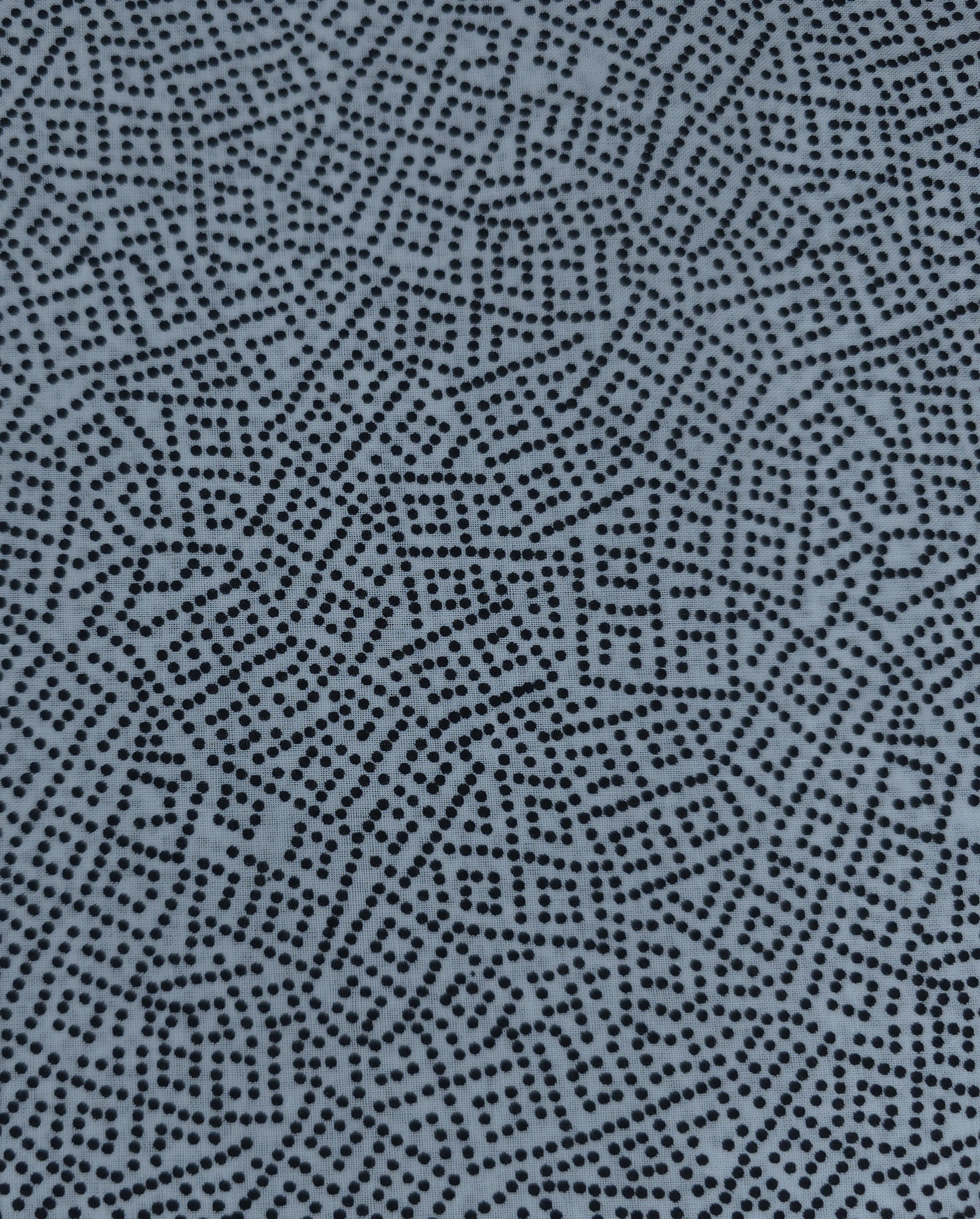 Patchwork Basis schwarz Punkte weiß Karo