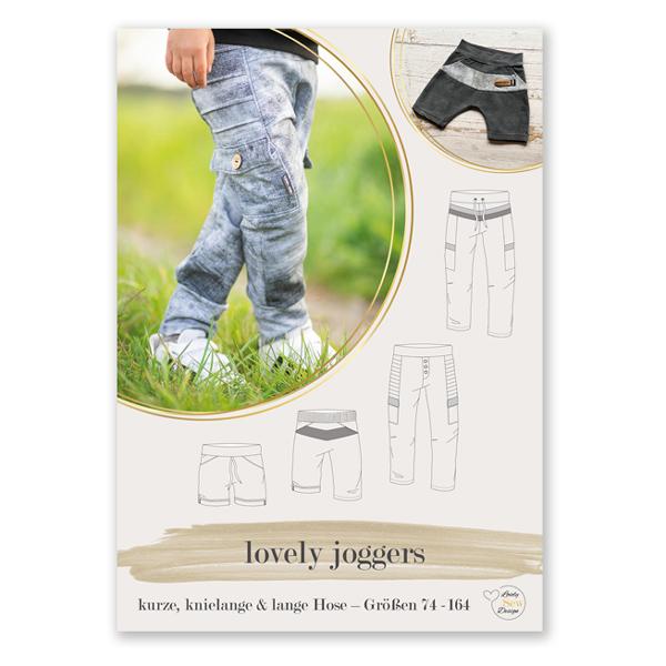 lovely joggers Papierschnittmuster 74-164 lovely joggers Papierschnittmuster 74-164