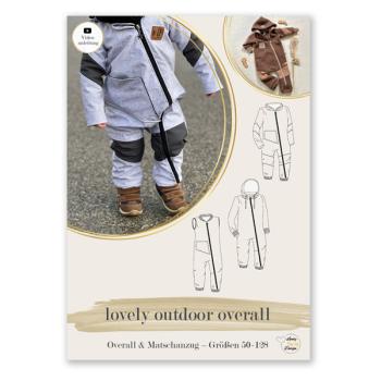 lovely outdoor overall Papierschnittmuster 50-128 lovely outdoor overall Papierschnittmuster 50-128