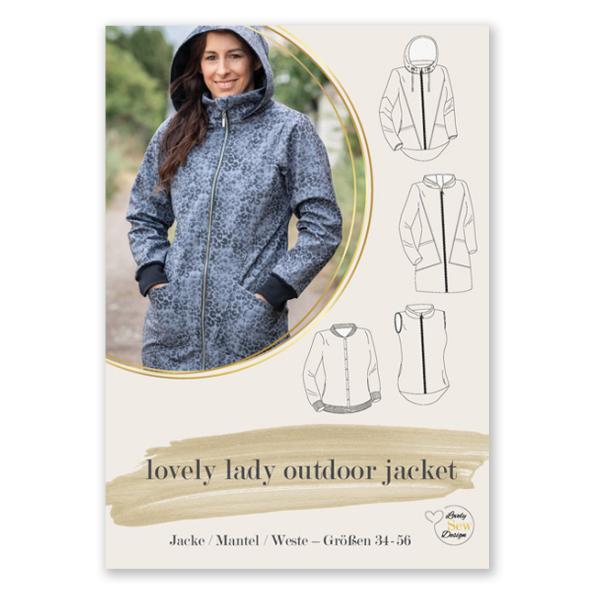 lovely lady outdoor jacket Papierschnittmuster 34-56 lovely lady outdoor jacket Papierschnittmuster 34-56