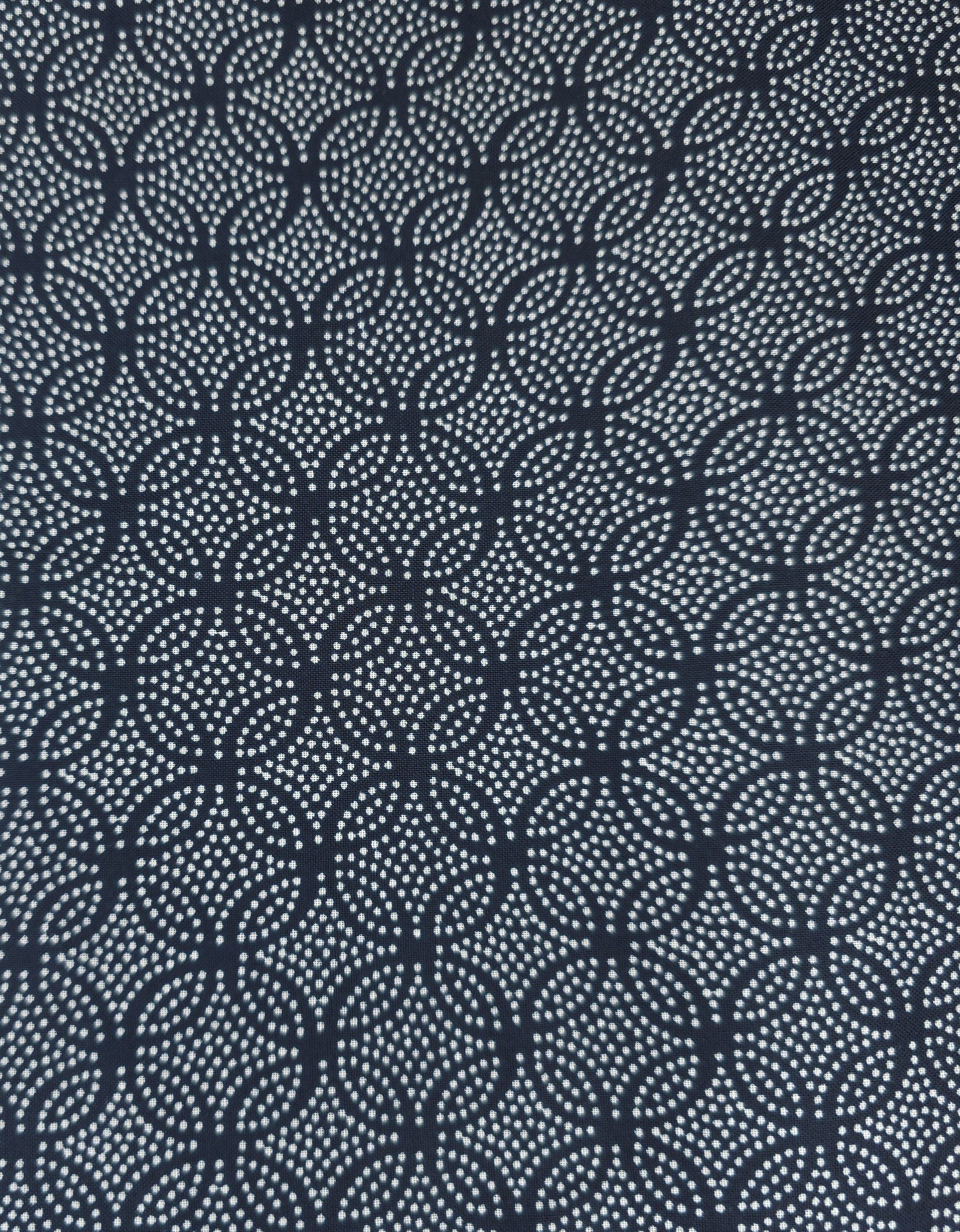 Patchwork Karo schwarze Punkte